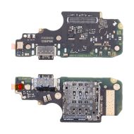 Плата нижняя для Xiaomi 2209116AG на системный разъем, разъем Sim-карты и микрофон (оригинал)