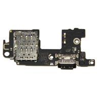 Плата нижняя для Xiaomi M2012K11C на системный разъем и разъем Sim и микрофон