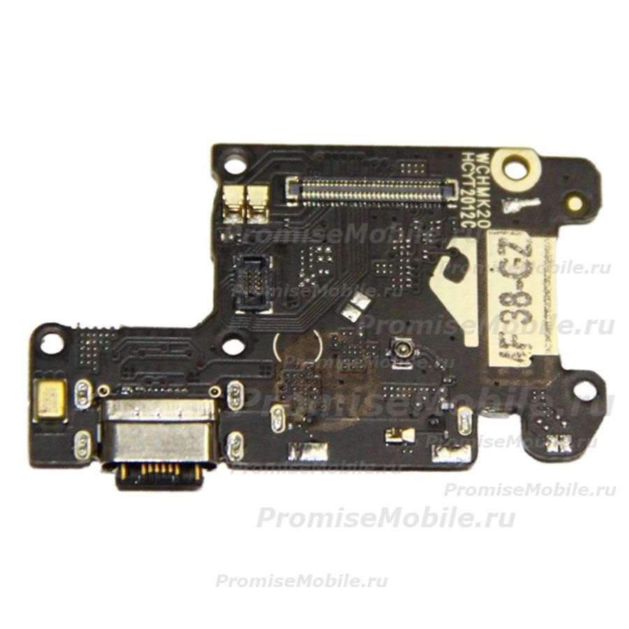 Плата нижняя для Xiaomi M1903F10G Pro на системный разъем и разъем Sim-карты ― 