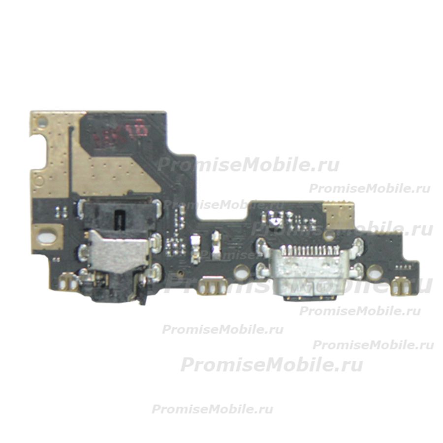 Плата нижняя для Xiaomi Mi5x на системный разъем, разъем гарнитуры и микрофон ― 