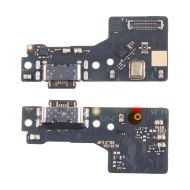 Плата нижняя для Xiaomi 24040RN64Y на системный разъем и микрофон (оригинал)