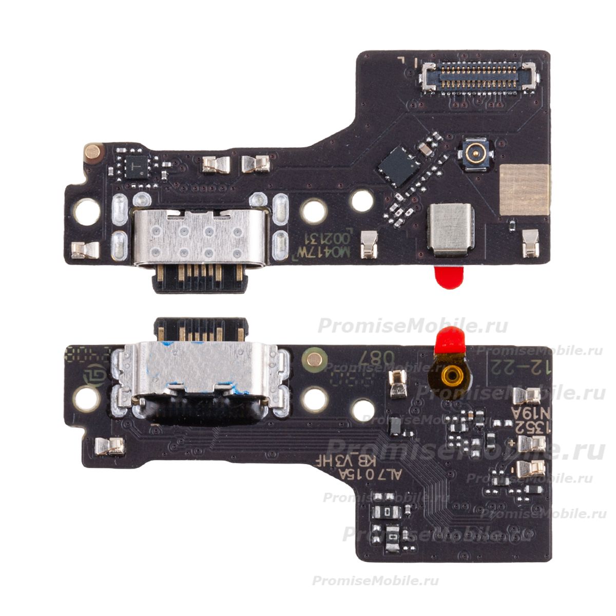 Плата нижняя для Xiaomi 24040RN64Y на системный разъем и микрофон ― 
