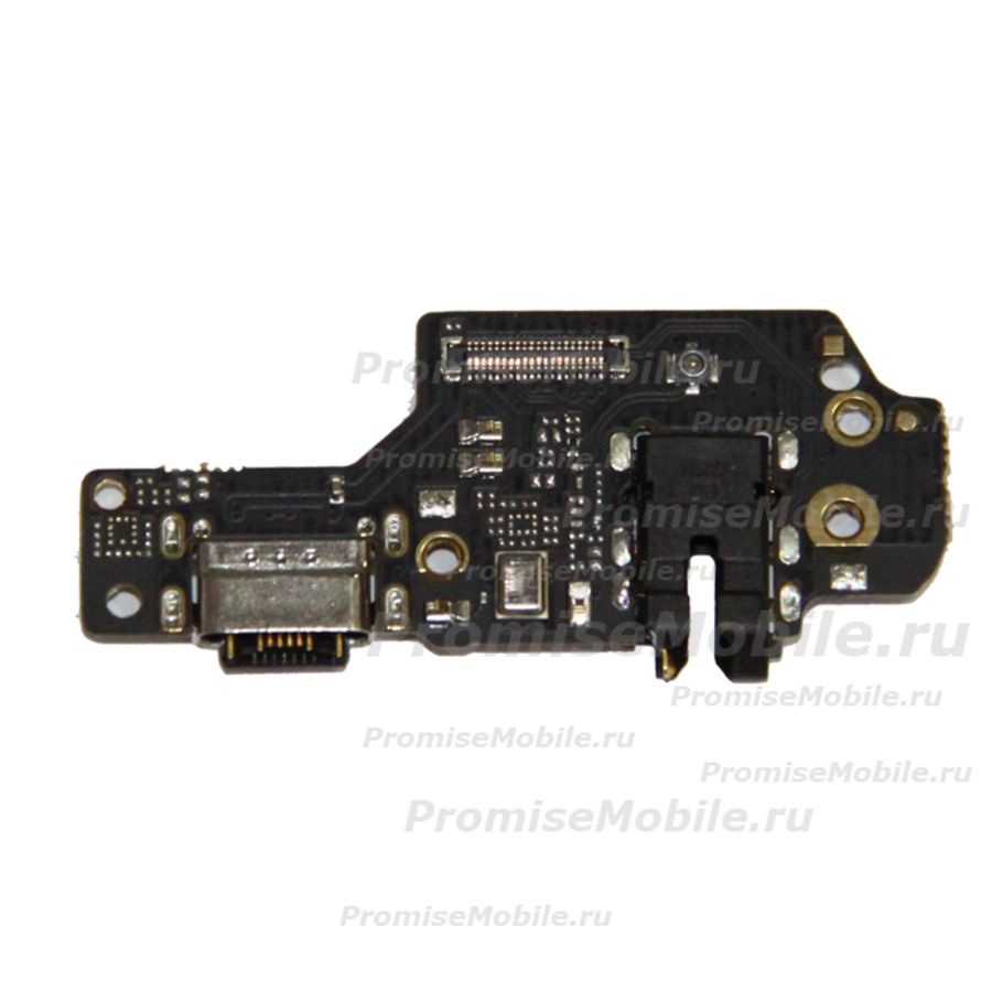 Плата нижняя для Xiaomi M1908C3JG на системный разъем, разъем гарнитуры и микрофон ― 