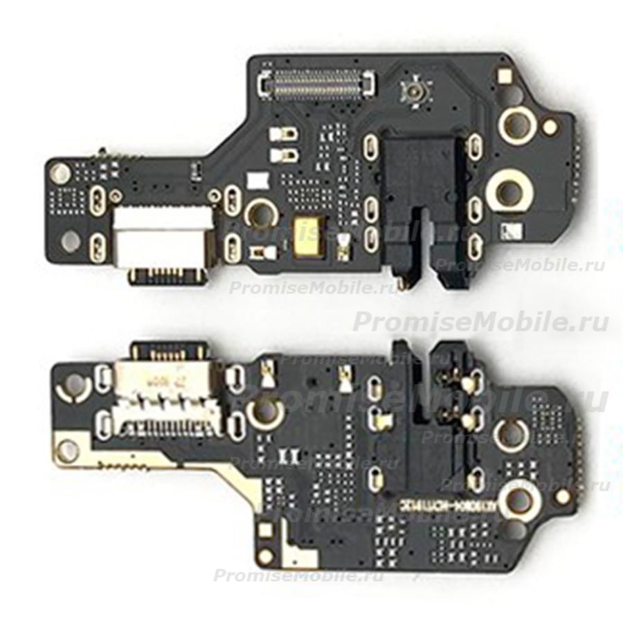 Плата нижняя для Xiaomi M1908C3JG на системный разъем, разъем гарнитуры и микрофон ― 