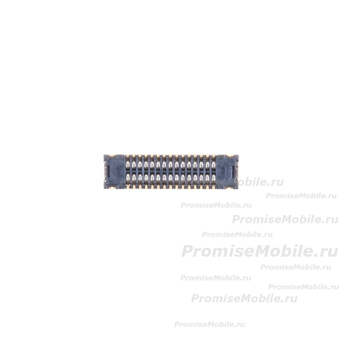 Разъем межплатного шлейфа для Samsung SM-M115F (Galaxy M11) (30 pin) ― 