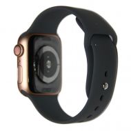 Ремешки для Apple Watch SE (40 mm) Sport Band силиконовый (размер L) <темно-серый>