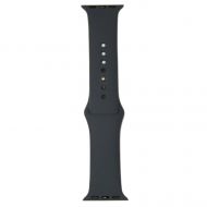 Ремешки для Apple Watch Series 7 (41 mm) Sport Band силиконовый (размер L) <темно-серый>