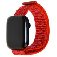 Ремешки для Apple Watch SE (40 mm) спортивный на липучке <красный>