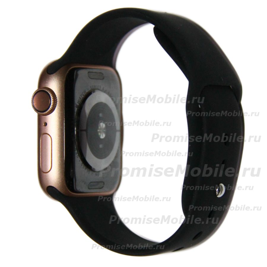 Ремешки для Apple Watch Series 1 (42 mm) Sport Band силиконовый (размер S) <черный> ― 