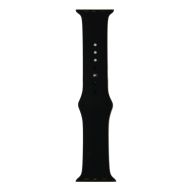 Ремешки для Apple Watch Series 1 (42 mm) Sport Band силиконовый (размер S) <черный>