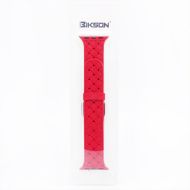 Ремешки для Apple Watch Series 1 (42 mm) силиконовый плетеный <красный>