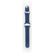 Ремешки для Apple Watch SE (44 mm) Sport Band силиконовый (размер L) <синий океан>