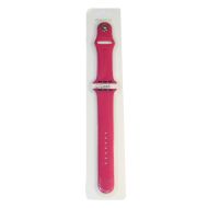Ремешки для Apple Watch SE (44 mm) Sport Band силиконовый (размер L) <темная фуксия>