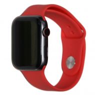 Ремешки для Apple Watch SE (44 mm) Sport Band силиконовый (размер L) <cпелый клементин>