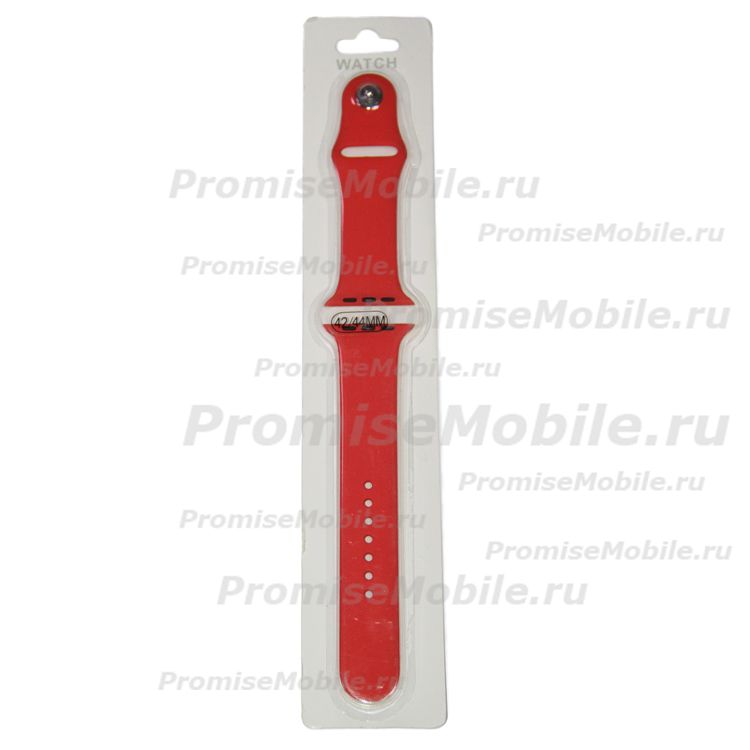 Ремешки для Apple Watch Series 6 (44 mm) Sport Band силиконовый (размер L) <cпелый клементин> ― 