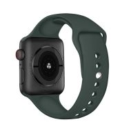 Ремешки для Apple Watch Series 6 (44 mm) Sport Band силиконовый (размер S) <кипрский зеленый>