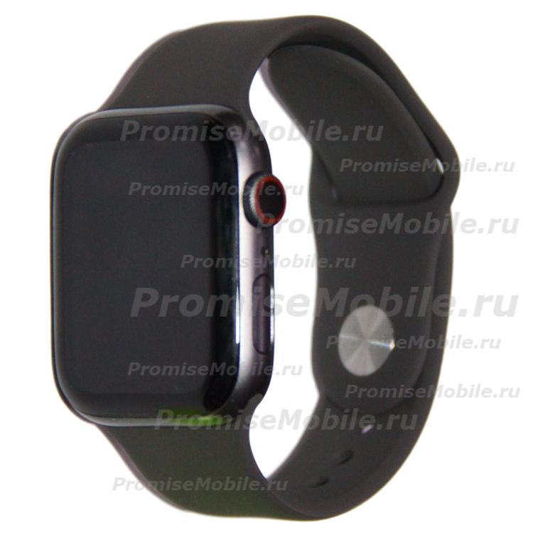 Ремешки для Apple Watch SE (44 mm) Sport Band силиконовый (размер S) <шоколад> ― 
