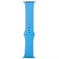 Ремешки для Apple Watch Series 6 (44 mm) Sport Band силиконовый (размер L) <голубой>