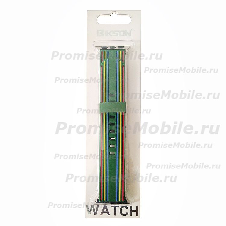 Ремешки для Apple Watch Series 1 (42 mm) силиконовый с классической пряжкой (рис.103) ― 