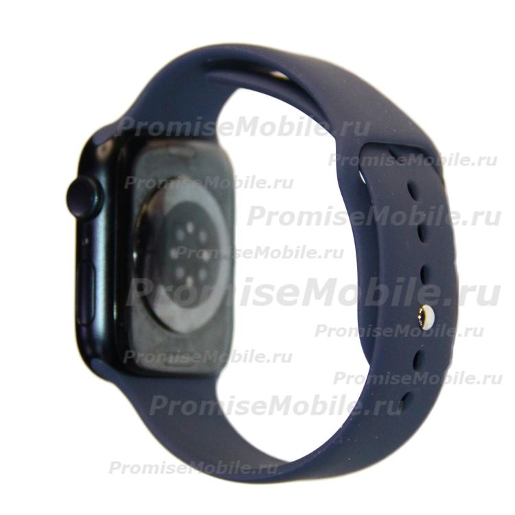 Ремешки для Apple Watch SE (44 mm) Sport Band силиконовый (размер L) <полночный синий> ― 
