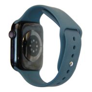 Ремешки для Apple Watch Series 1 (42 mm) Sport Band силиконовый (размер L) <темно-синий>