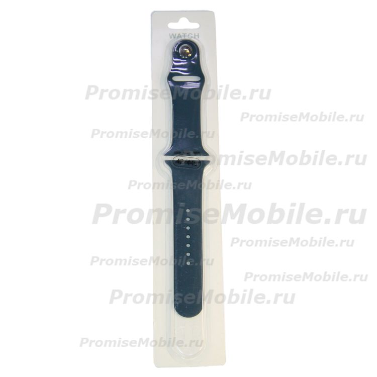 Ремешки для Apple Watch Series 1 (42 mm) Sport Band силиконовый (размер L) <темно-синий> ― 