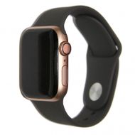 Ремешки для Apple Watch SE (40 mm) Sport Band силиконовый (размер L) <шоколадный>