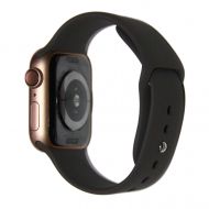 Ремешки для Apple Watch SE (40 mm) Sport Band силиконовый (размер L) <шоколадный>