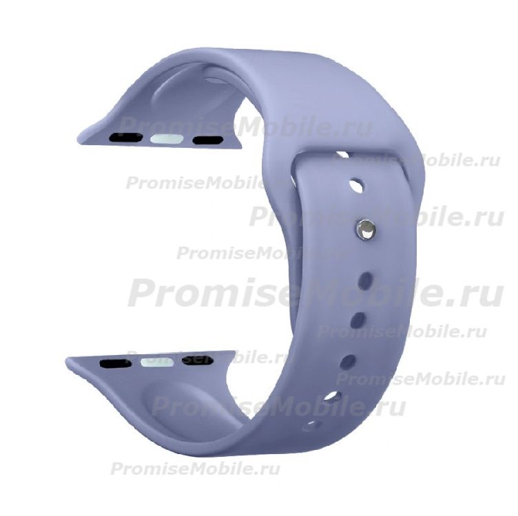 Ремешки для Apple Watch Series 4 (40 mm) Sport Band силиконовый (размер S) <лавандовый> ― 