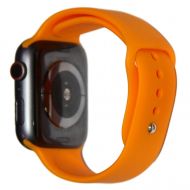 Ремешки для Apple Watch SE (40 mm) Sport Band силиконовый (размер S) <оранжевый витамин>