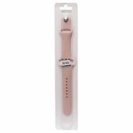 Ремешки для Apple Watch SE (40 mm) Sport Band силиконовый (размер S) <розовый песок>