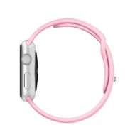 Ремешки для Apple Watch Series 5 (40 mm) Sport Band силиконовый (размер S) <светло-розовый>