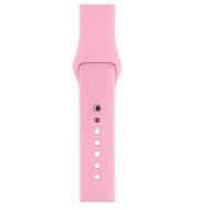 Ремешки для Apple Watch Series 5 (40 mm) Sport Band силиконовый (размер S) <светло-розовый>