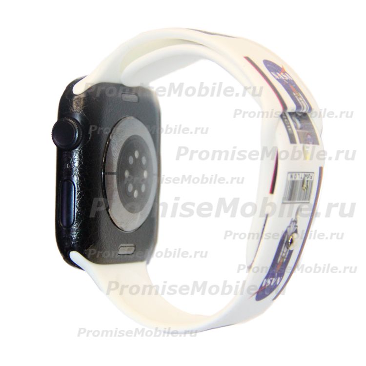 Ремешки для Apple Watch SE (44 mm) силиконовый (рис. 007) ― 