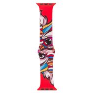 Ремешки для Apple Watch Series 1 (42 mm) силиконовый (рис. 014)