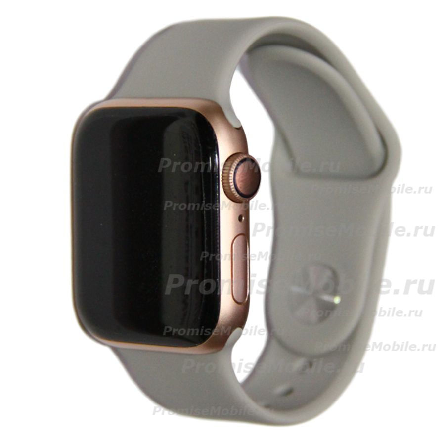 Ремешки для Apple Watch Series 7 (41 mm) Sport Band силиконовый (размер L) <серый> ― 