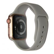 Ремешки для Apple Watch Series 7 (41 mm) Sport Band силиконовый (размер L) <серый>