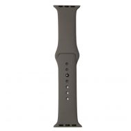 Ремешки для Apple Watch Series 7 (41 mm) Sport Band силиконовый (размер L) <серый>