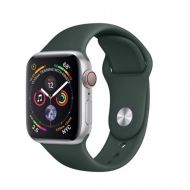 Ремешки для Apple Watch Series 4 (40 mm) Sport Band силиконовый (размер L) <кипрский зеленый>