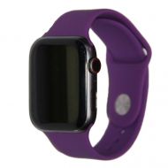 Ремешки для Apple Watch SE (40 mm) Sport Band силиконовый (размер S) <пурпурный>