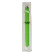 Ремешки для Apple Watch Series 7 (41 mm) Sport Band силиконовый (размер S) <салатовый>