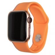 Ремешки для Apple Watch SE (40 mm) Sport Band силиконовый (размер S) <свежая папайя>