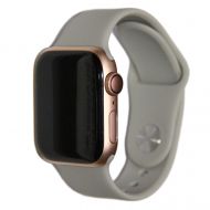 Ремешки для Apple Watch SE (40 mm) Sport Band силиконовый (размер S) <серый>