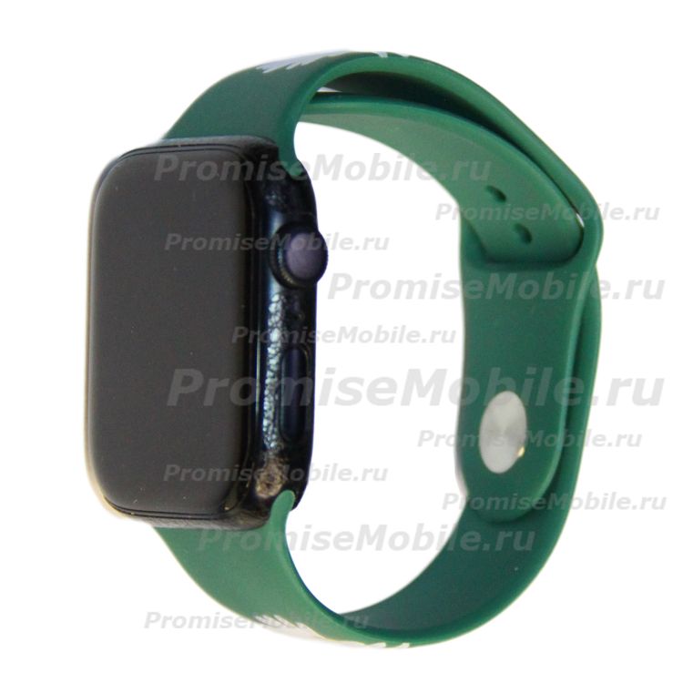 Ремешки для Apple Watch SE (44 mm) силиконовый (рис. 001) ― 