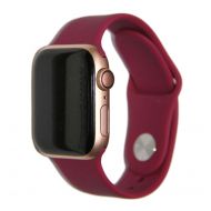 Ремешки для Apple Watch SE (40 mm) Sport Band силиконовый (размер L) <баклажановый>