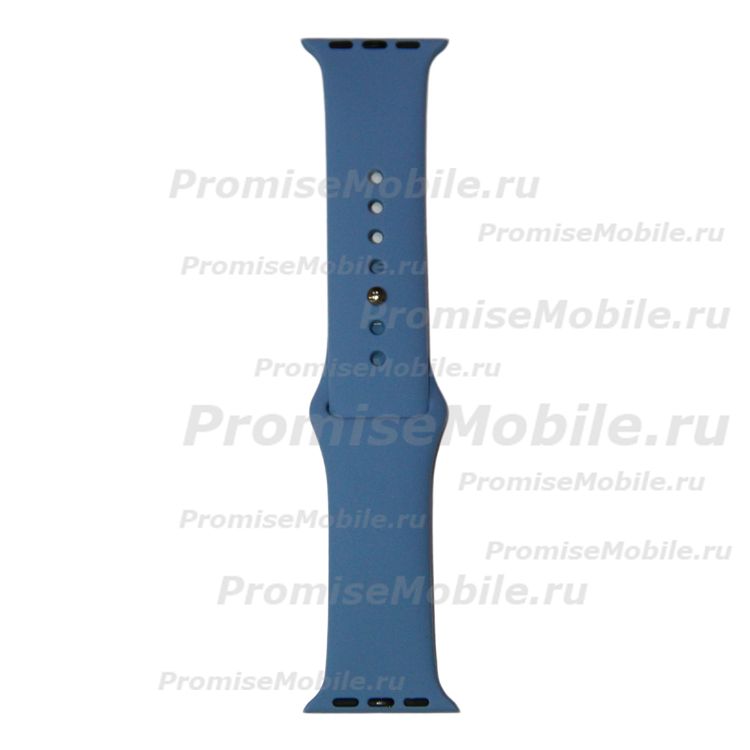 Ремешки для Apple Watch Series 4 (40 mm) Sport Band силиконовый (размер S) <небесно-синий> ― 