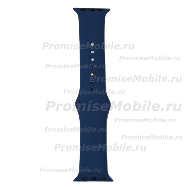 Ремешки для Apple Watch Series 4 (40 mm) Sport Band силиконовый (размер S) <синий океан> ― 