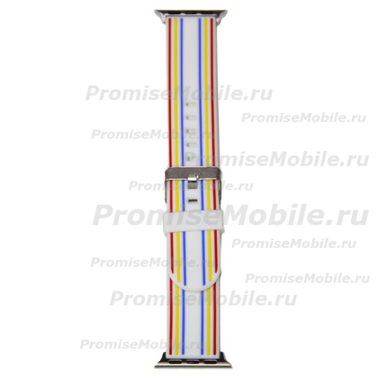 Ремешки для Apple Watch SE (44 mm) силиконовый с классической пряжкой (рис.102) ― 