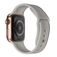 Ремешки для Apple Watch SE (44 mm) Sport Band силиконовый (размер L) <светло-серый>