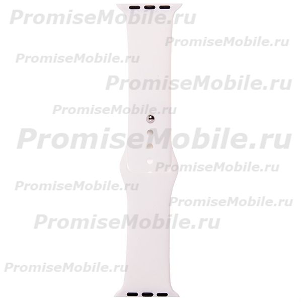 Ремешки для Apple Watch Series 1 (42 mm) Sport Band силиконовый (размер S) <белый> ― 